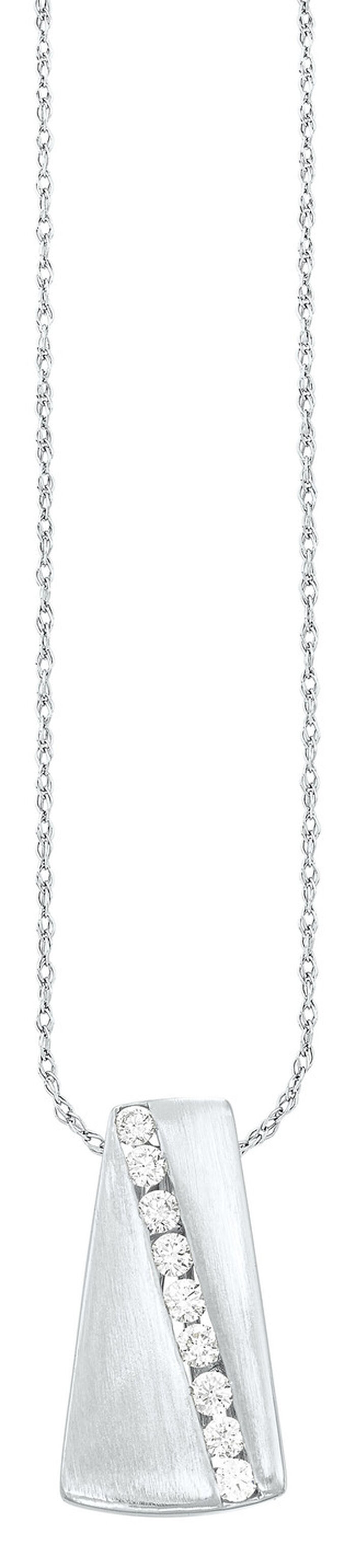 Prachtige hanger met loepzuivere diamanten