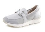 Caprice pantoffels met decoratieve clip PARELWIT