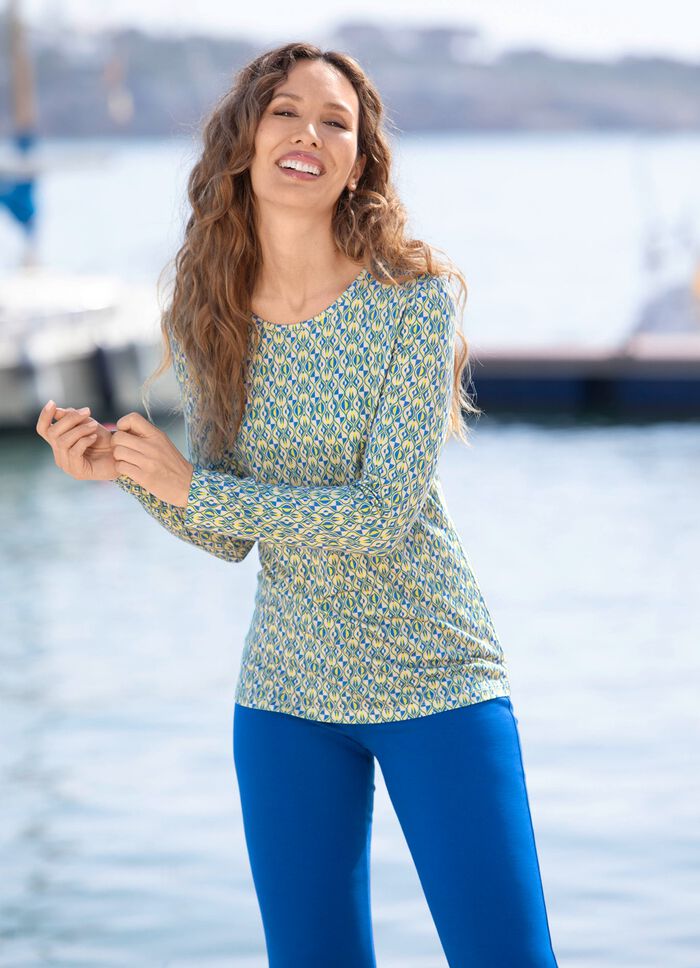 Shirt met all-over print 