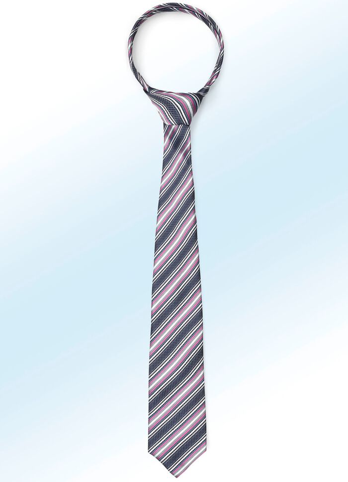 Gestreepte stropdas in 5 kleuren ROS&Eacute;