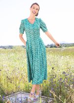 Landhuisjurk met bloemdessin 