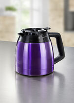 Beem Fresh-Aroma-Perfect III Duo koffiemachine met glas en thermoskan PAARS