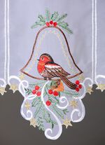 KORTE VENSTERVITRAGE 'ROODBORSTJE' 