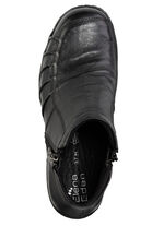 ELENA EDEN, comfortabele dameslaarzen, breedte H, met uitneembaar voetbed ZWART