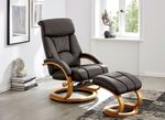 Relaxfauteuil met kruk 