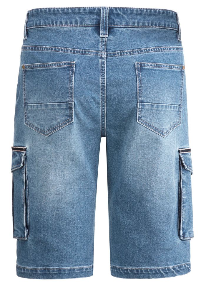 Denim bermuda's JEANSBLAUW