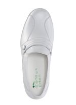 ELENA EDEN pantoffels met decoratieve knopen en elastische inzet PARELGRIJS