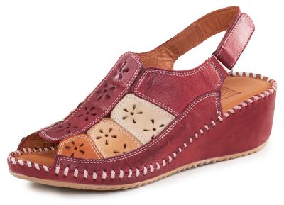 ELENA EDEN sandaal van zacht, geperforeerd nappaleer 