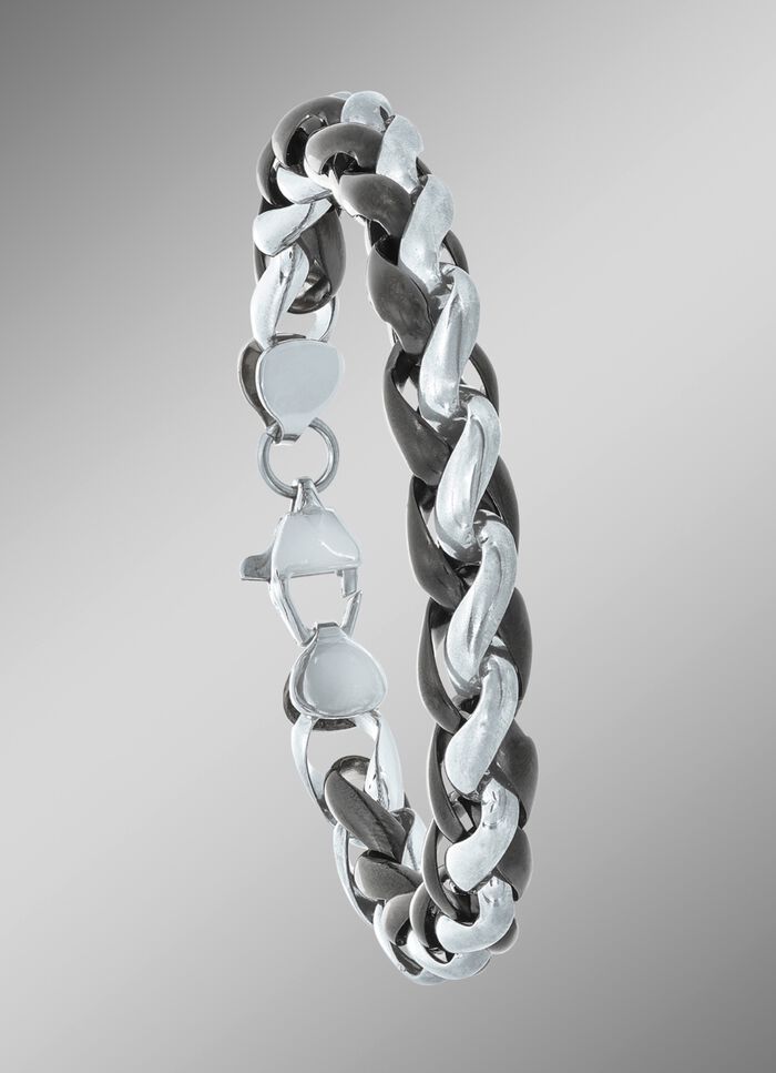 Opvallende roestvrijstalen armband 