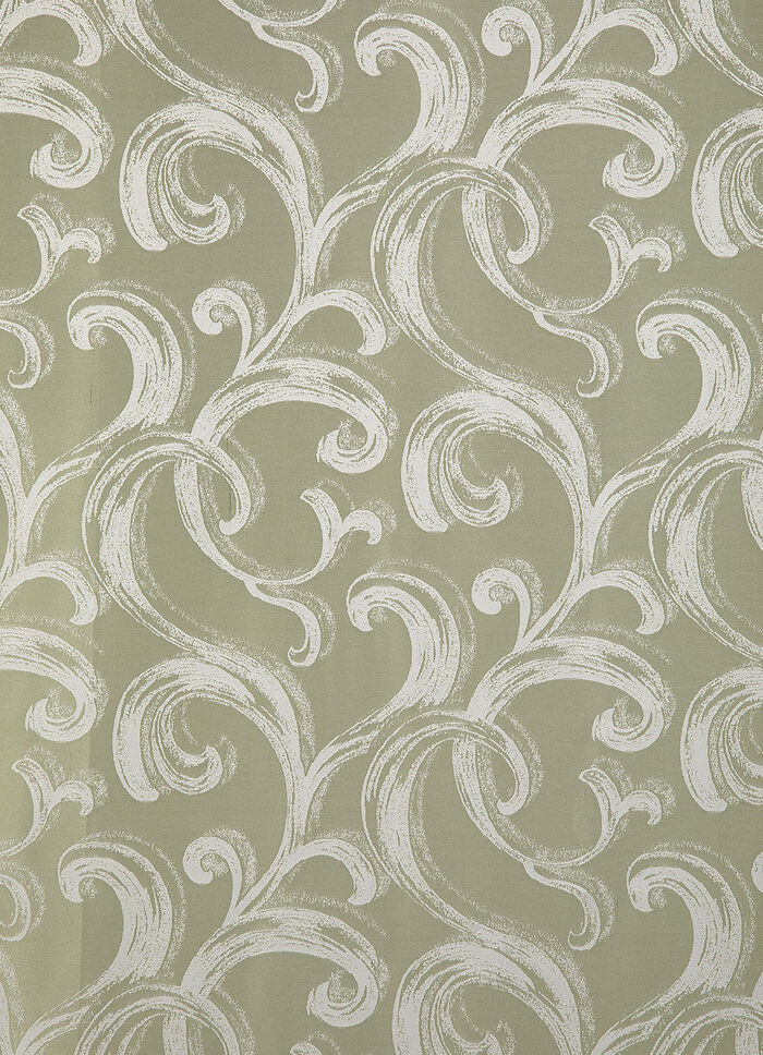 Overgordijn met universele railband GROEN