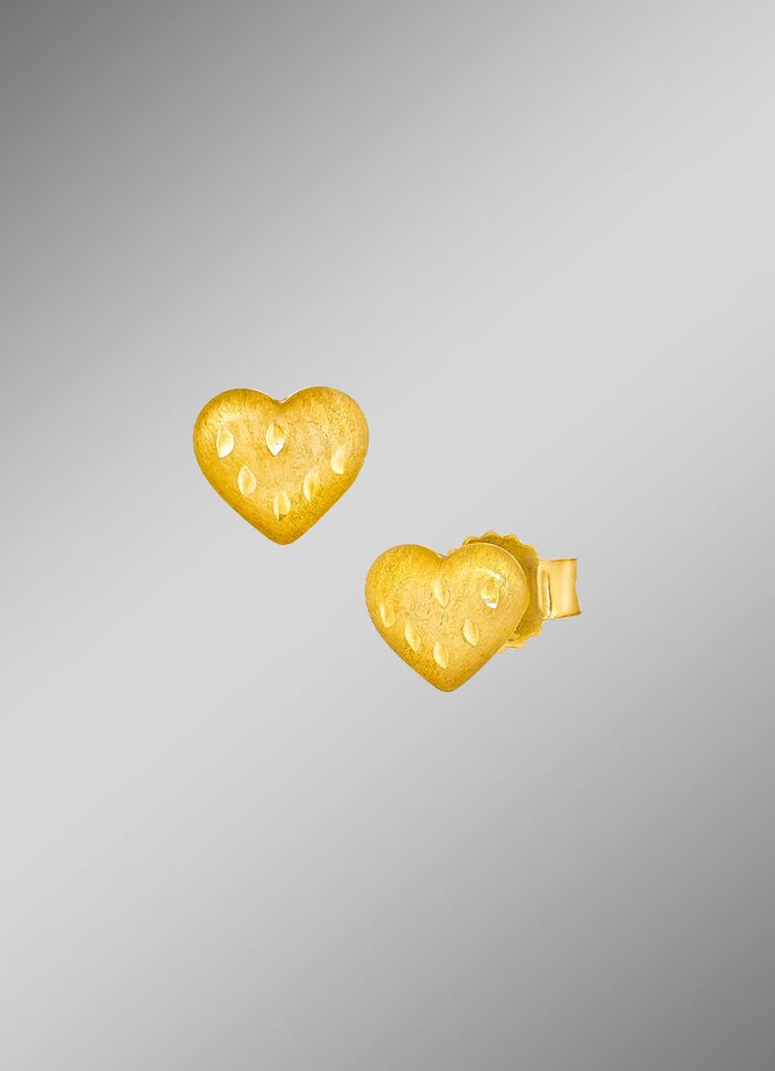 Lieve hartvormige oorknopjes 