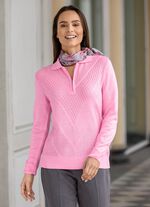 Trui met subtiele glans 