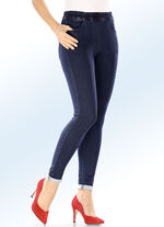 Superzachte jegging jeans DONKERBLAUW