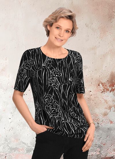 Shirt met all-over print 