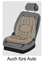 Opblaasbaar zitkussen 