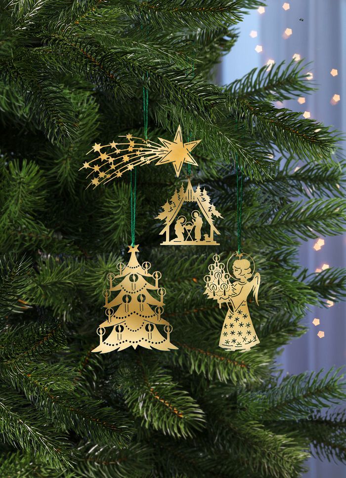 4-delige hangerset van messing 