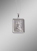 Massief zilveren hanger 