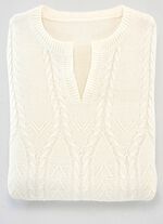 Trui in zeer zachte kwaliteit ECRU