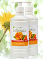 Goudsbloemcr&egrave;me, set van 2 