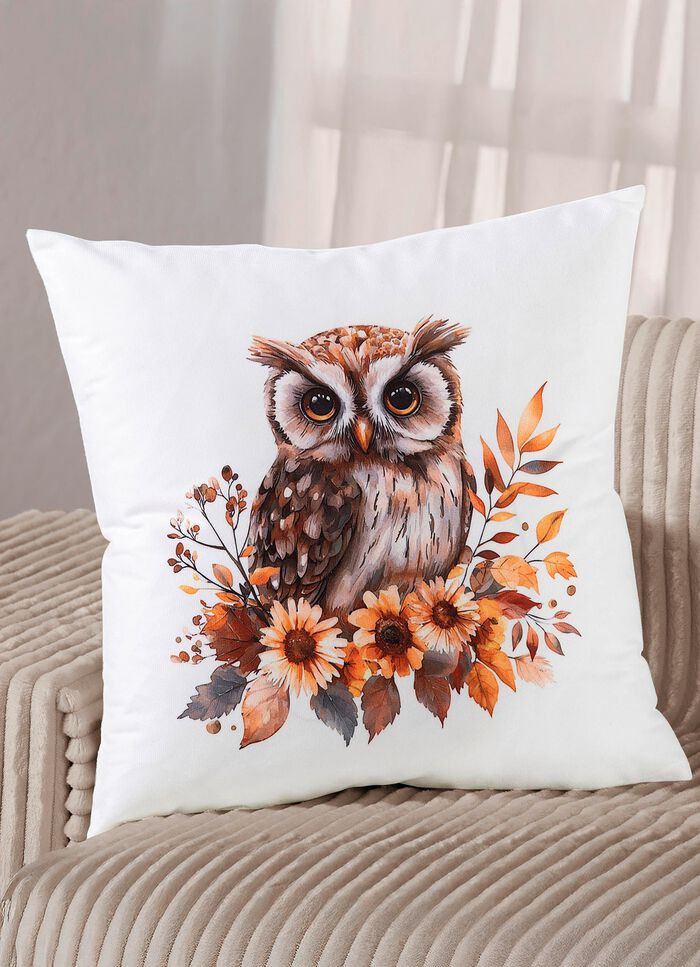 Kussensloop met fluweellook 