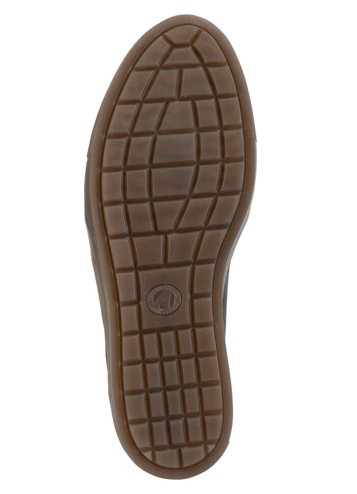 ELENA EDEN vetersneakers van generfd nappaleer ZWART-ZILVER