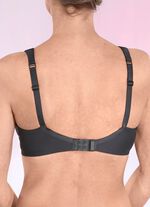 Naturana bh met verstevigde rug ZWART