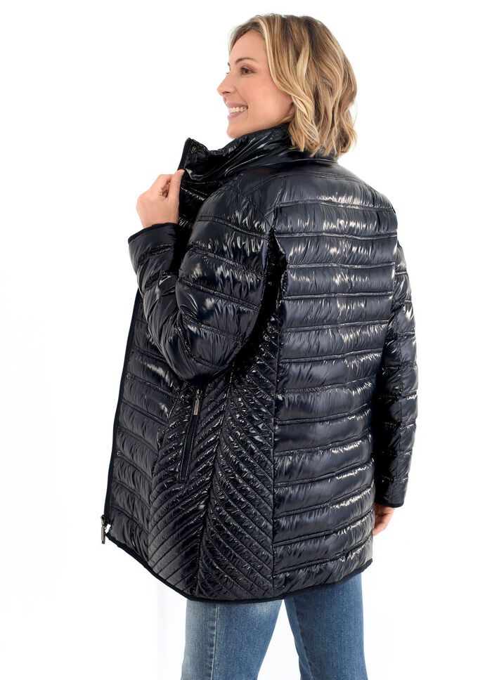 Jas met verschillende quiltvariaties 