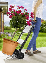 Opvouwbare trolley met traplading 