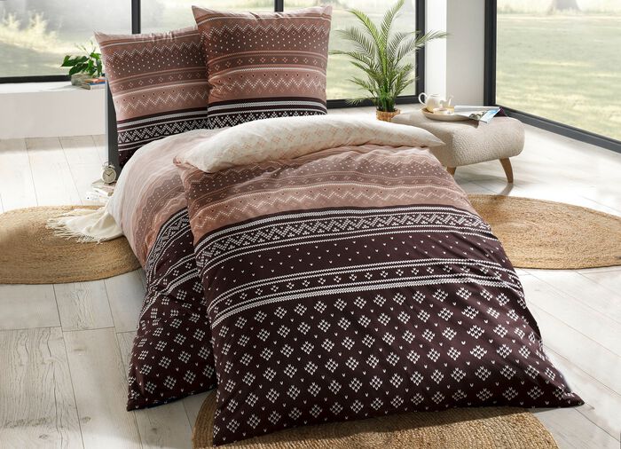 Beddengoedset in moderne kleuren 