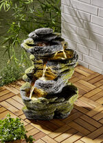 Fontein met pomp en verlichting