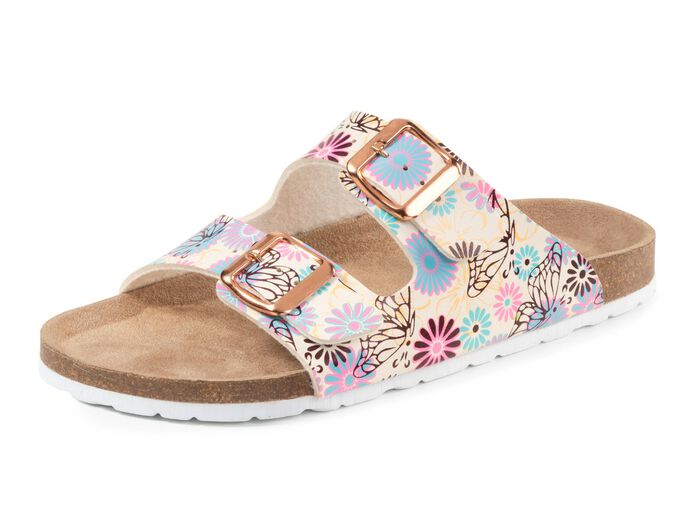 Muiltjes in een speels geprint dessin 