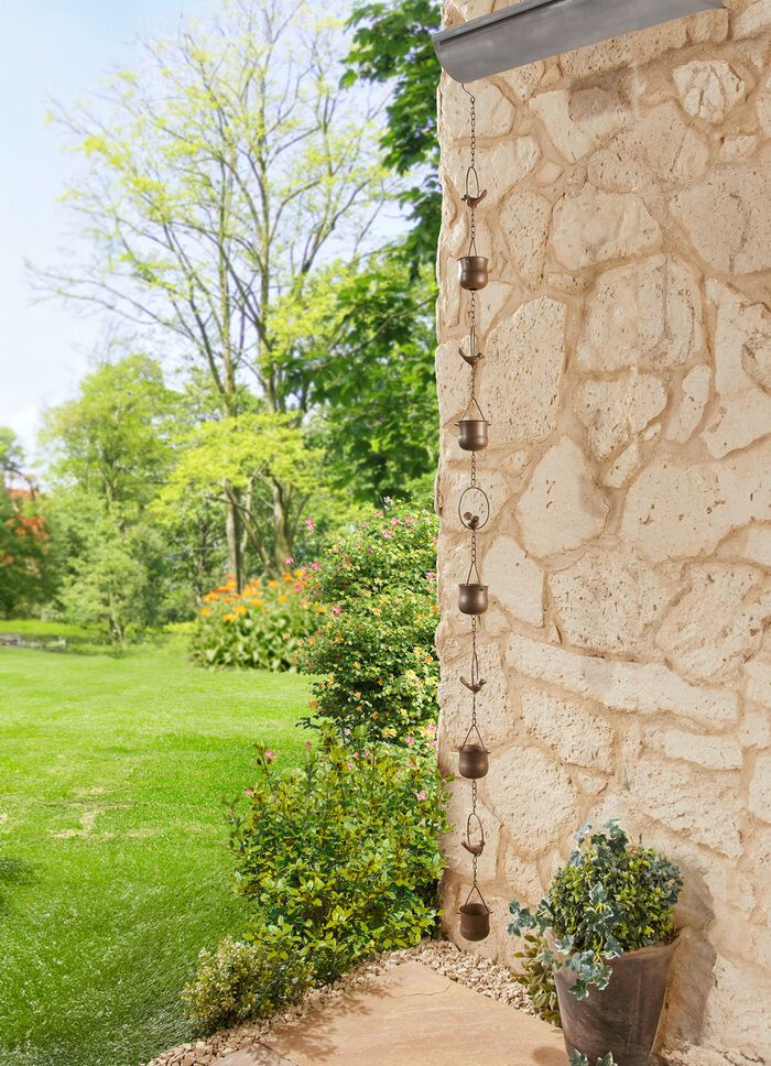 Regenketting met kom 