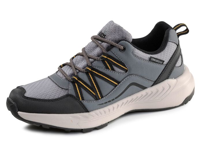 Ademende herensneakers met klimaatmembraan GRIJS-ZWART