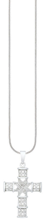 Geweldige kruishanger met diamanten