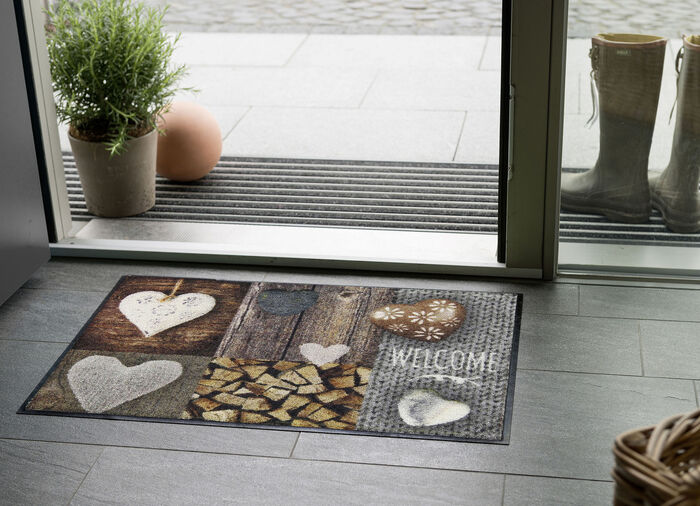 Hoogwaardige Woodlove-deurmat voor binnen en buiten 