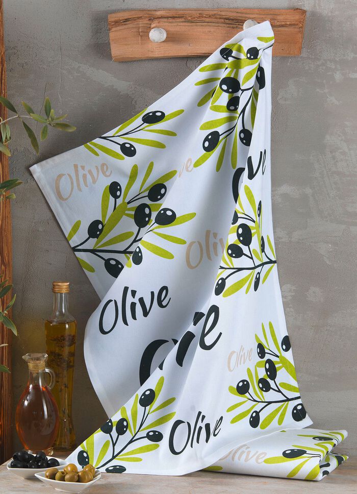 Theedoeken, set van 2, van puur katoen 