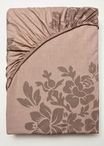 Renforc&eacute; beddengoedset van 100% katoen BRUIN