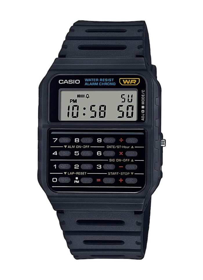 Casio vintage rekenmachinehorloge 