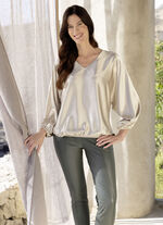 Tuniek met vleermuismouwen 