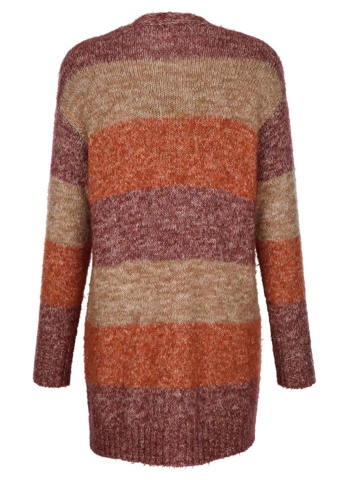 Gebreid vest in garenmix 