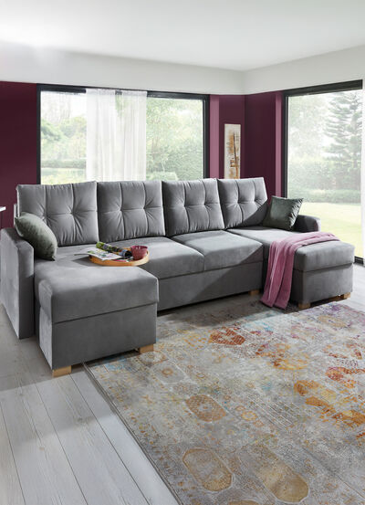 Comfortabele leefruimte met bedfunctie en 3 bedstedes 