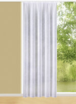 Vlamgarengordijn met automatische plooiband 