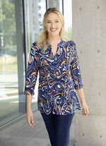 Overhemdtuniek met lusknoopsluiting 