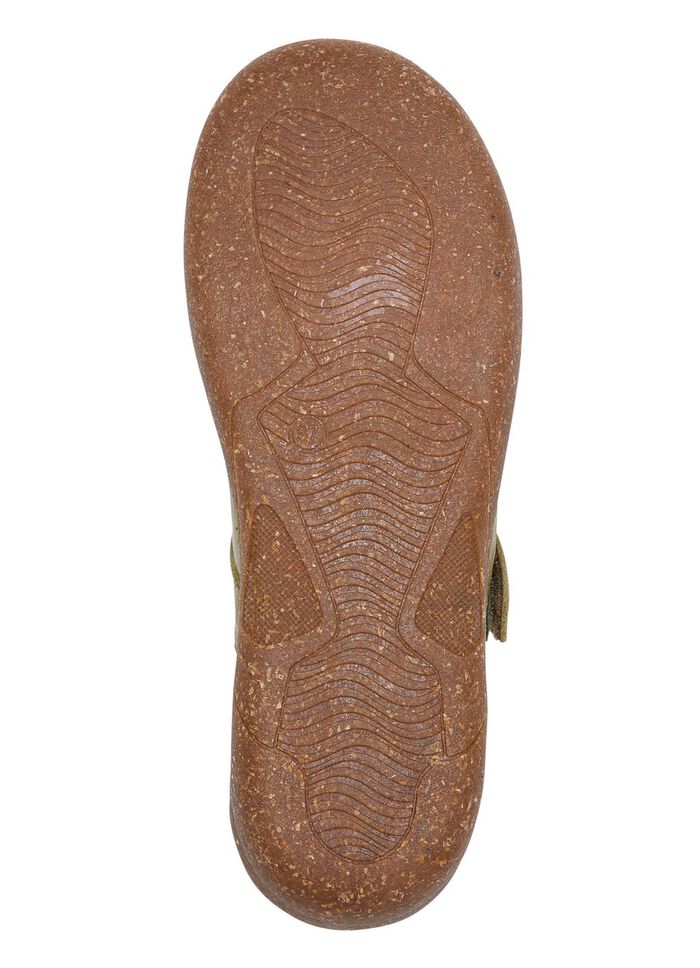 ELENA EDEN pantoffels van schaduwrijk nappaleer PISTACHE