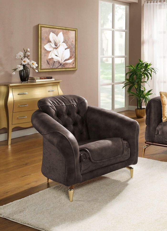 Kan overal in de ruimte geplaatst worden BRUIN