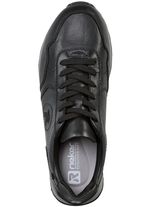 Rieker sneakers met vetersluiting ZWART