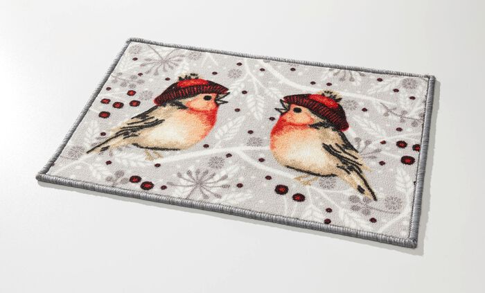 Voetmat met antislip-onderkant MULTICOLOR