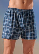 Pak van vier boxershorts met ruitjesmotief 