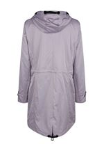 Parka met decoratief lint 