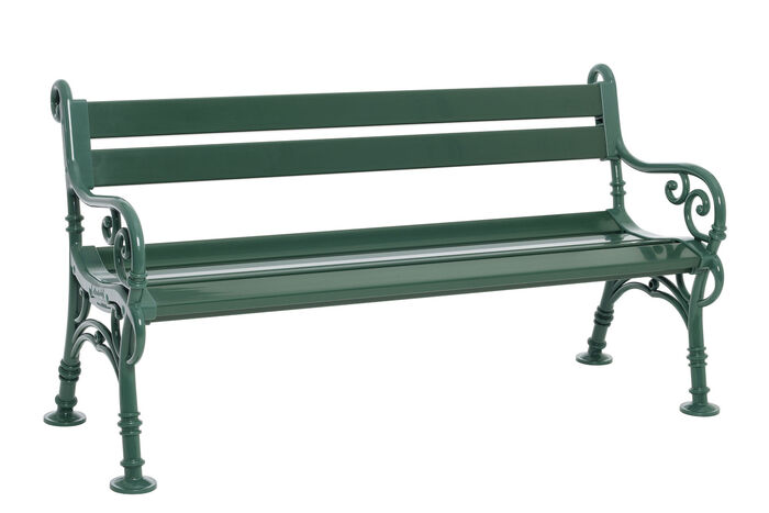 Tuinbank van stevig kunststof GROEN